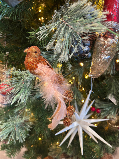 Foam & Feather Bird Clip-on Ornaments, Multi Color