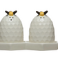 Bee Salt and pepper Shaker with plate
