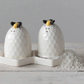 Bee Salt and pepper Shaker with plate