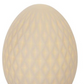 Embossed White Porcelain Led Easter Eggs
