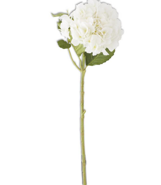 20" White Hydrangea