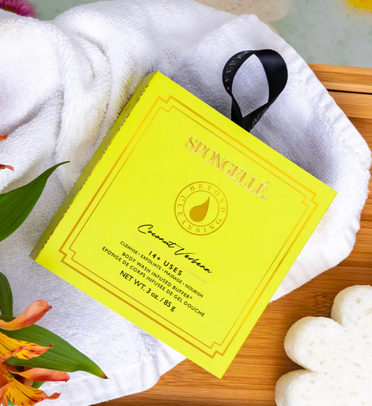 Coconut Verbena Boxed Flower by Spongellé