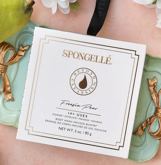 Freesia Pear Boxed Flower by Spongellé