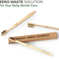 VIVAGO Biodegradable Charcoal Bamboo Toothbrush