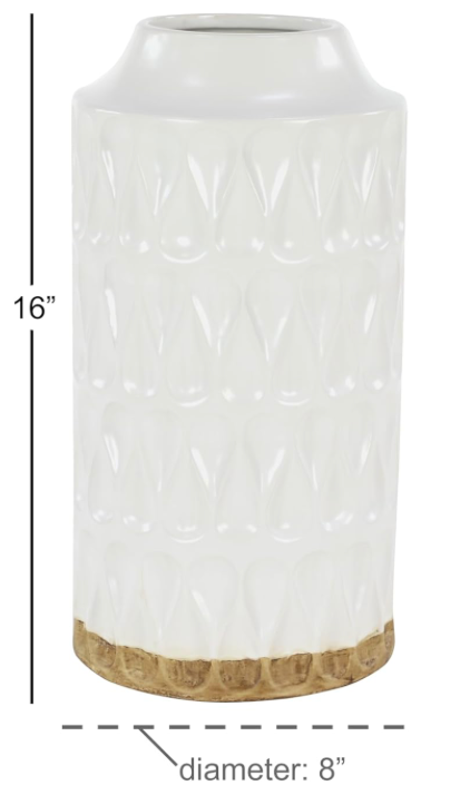 Ceramic Geometric Vase