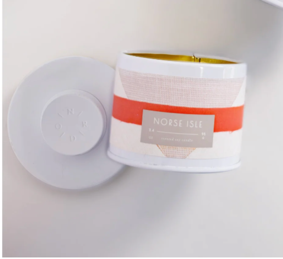 Norse Isle Fjord & Form Marine Tin Candle
