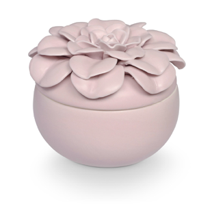 Ceramic Flower Candle