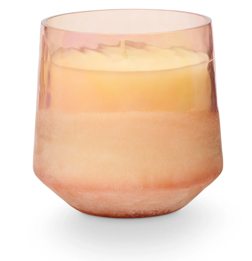 Paloma Petal Baltic Glass Candle