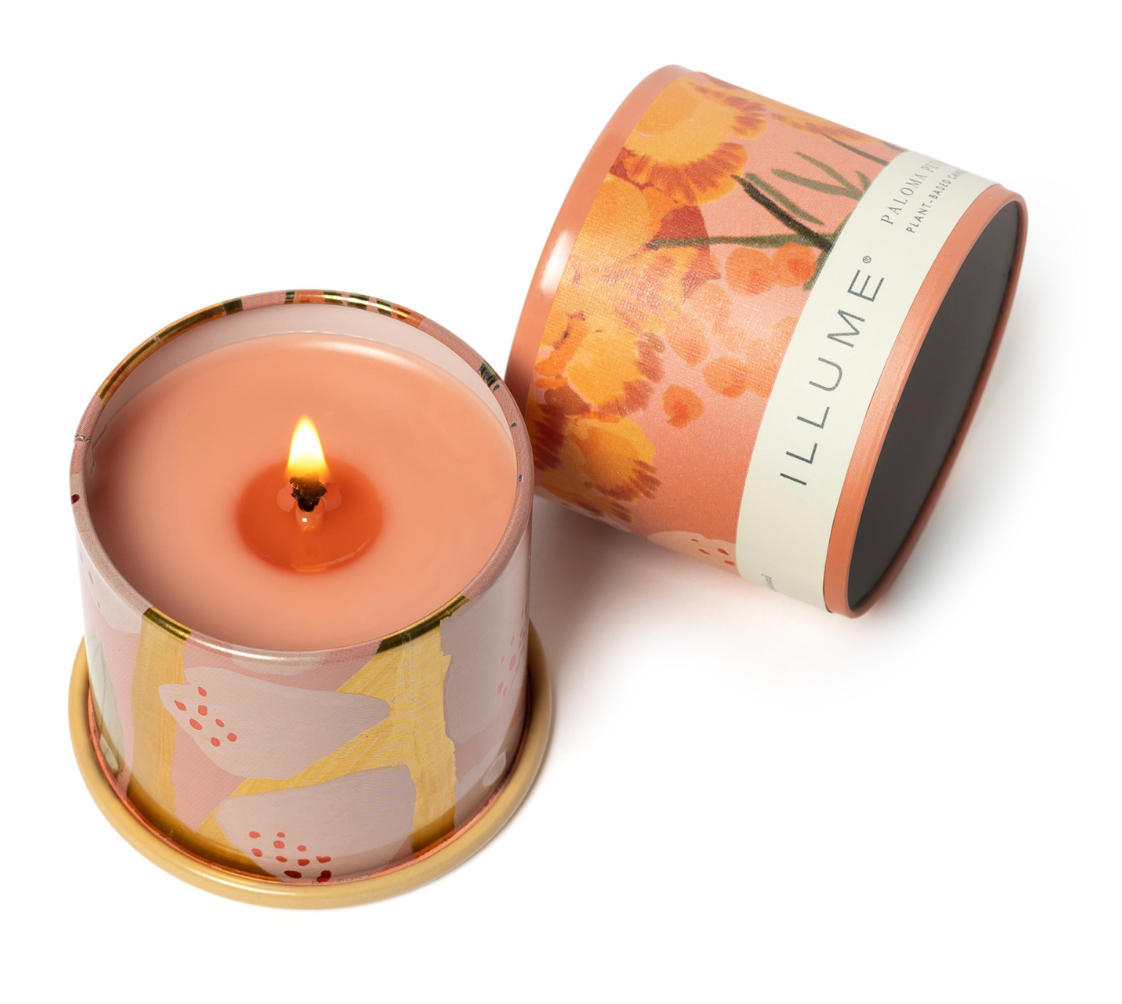 Paloma Petal Tin Candle