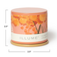 Paloma Petal Tin Candle