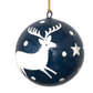 Hand-Painted Paper Mache Ball Ornament