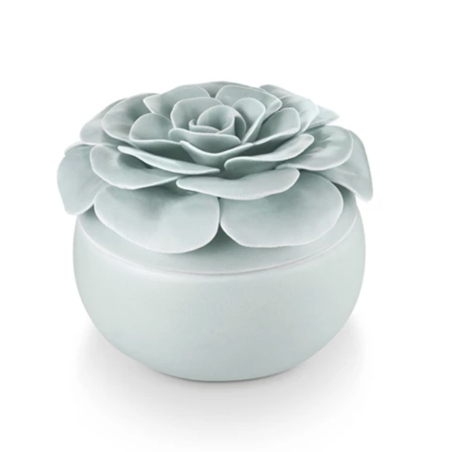 Ceramic Flower Candle