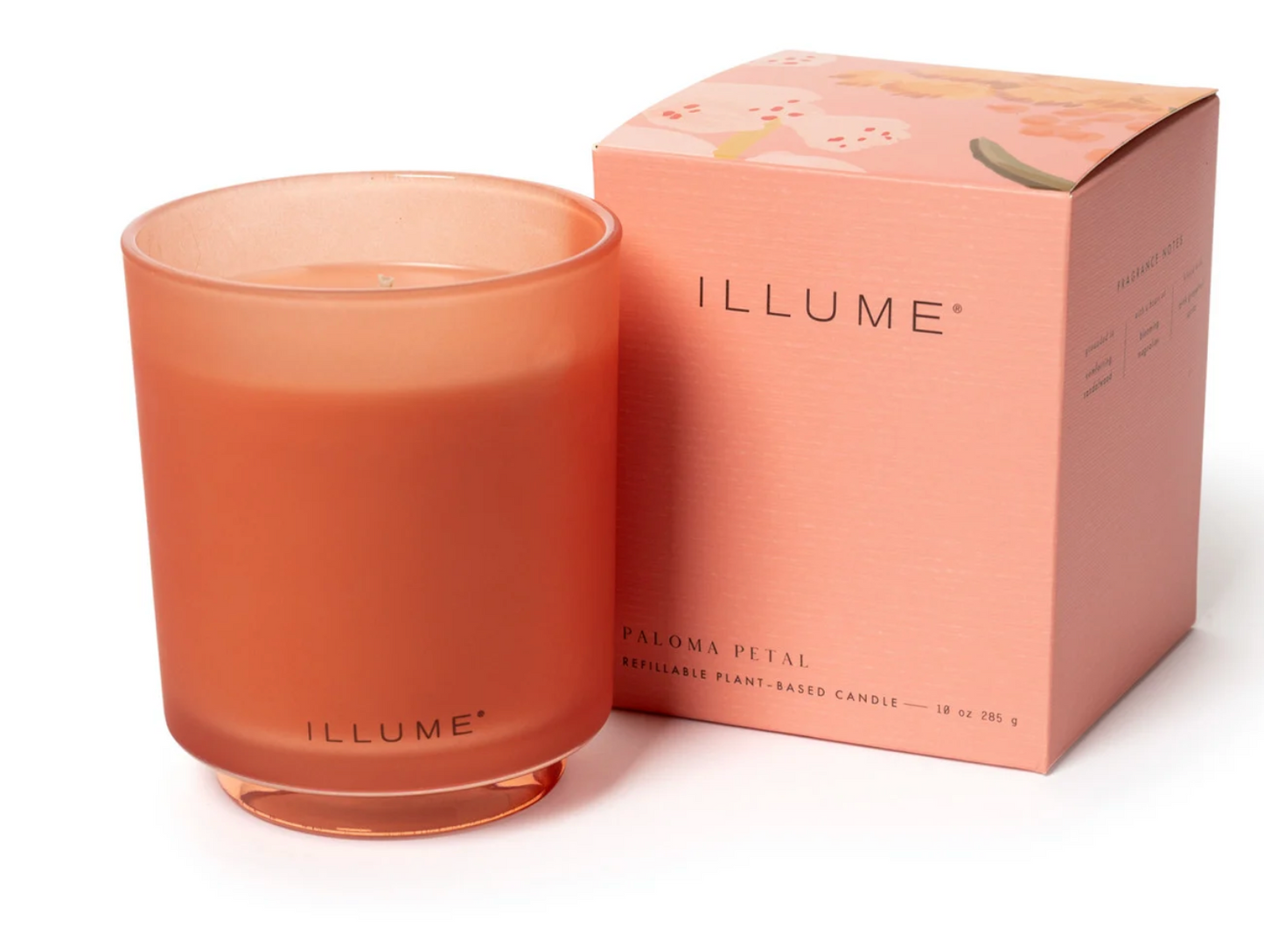 Paloma Petal Refillable Boxed Glass Candle