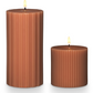 Terra Tabac Medium Fragranced Pillar Candle