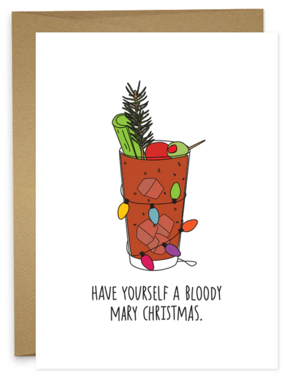 Bloody Mary Christmas Card