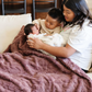 Patterned Faux Fur Throw