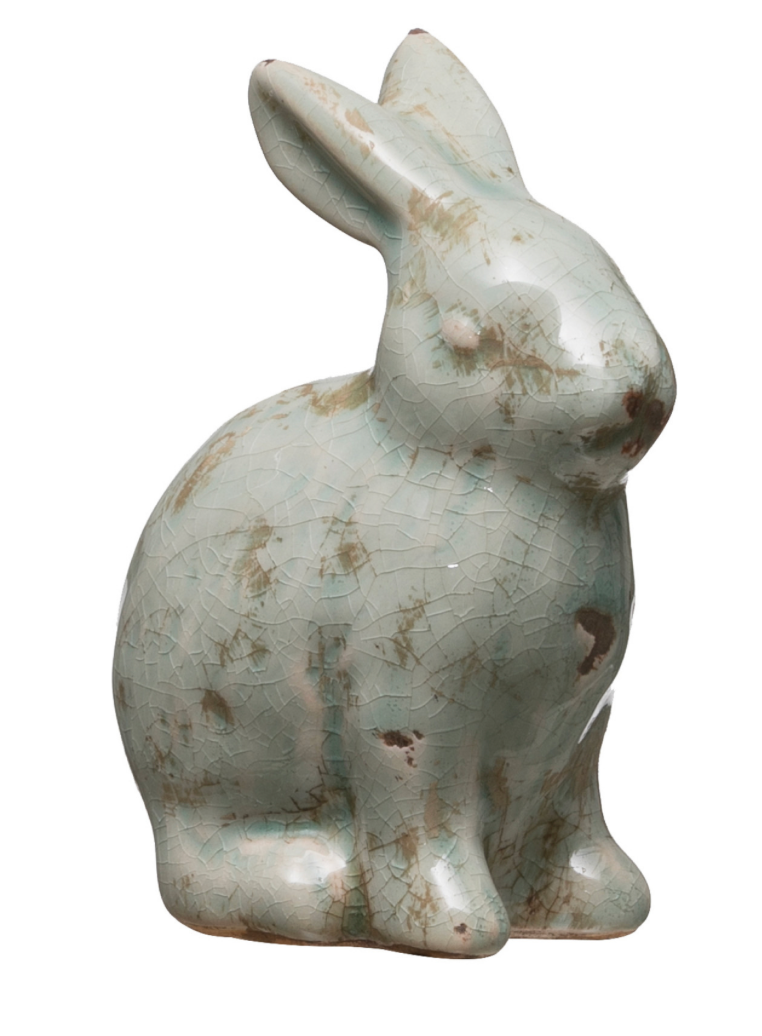 Distressed Terracotta Rabbit