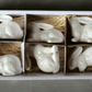 Ceramic Bunny set of Six