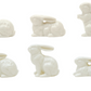 Ceramic Bunny set of Six