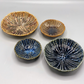 Sea Urchin Shaped Footed Dish with Reactive Glaze