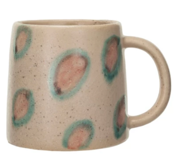 Hand-Painted Terra-cotta Mug