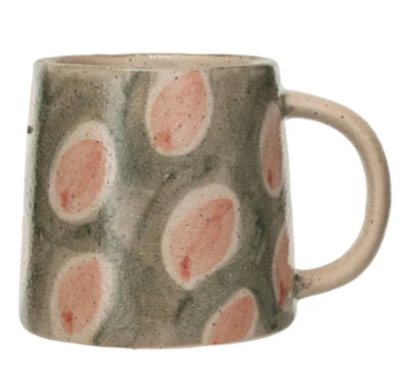 Hand-Painted Terra-cotta Mug