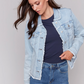 Charlie B Frayed Denim Jacket