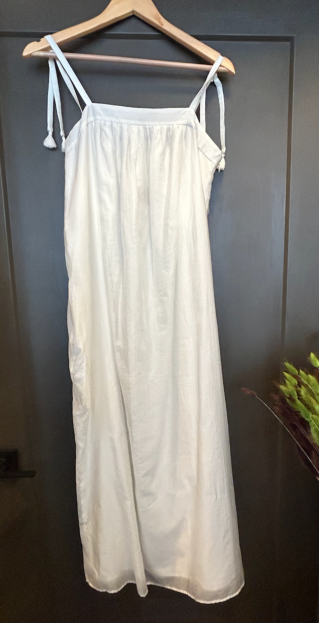 Ecru White Sundress Dress