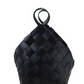 Woven Wood Basket with Center Handle