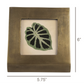 Ridley Picture Frame Brass