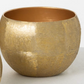 Lustrous Brushed Gold Pots