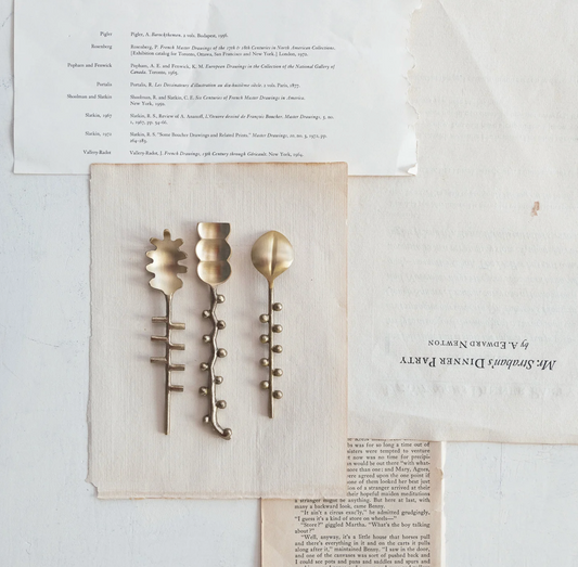 Brass Hobnail Spoon 3 Styles