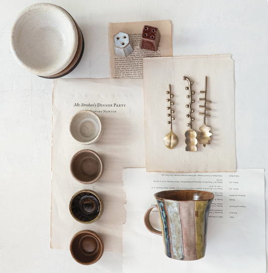 Stoneware Pinch Pots 4 Colors