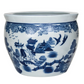 Hand-Painted Stoneware Planter