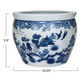 Hand-Painted Stoneware Planter