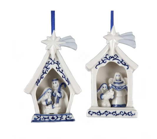 Delft Blue Holy Family