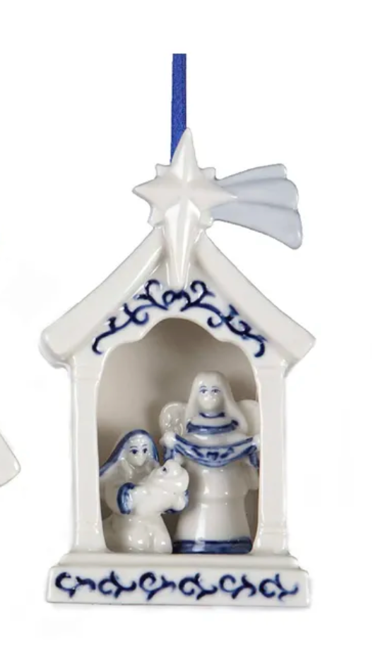 Delft Blue Holy Family