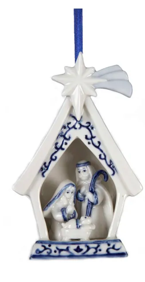 Delft Blue Holy Family