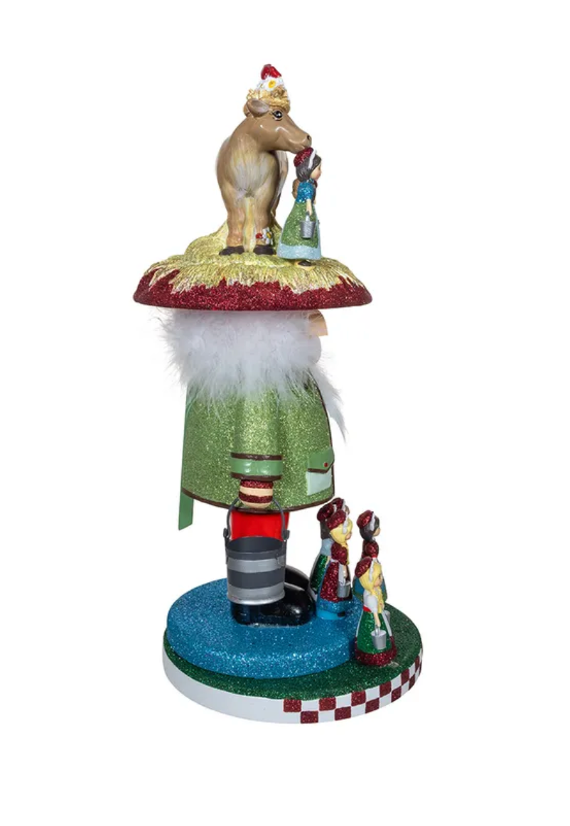 Eight Maids A Milking Nutcracker
