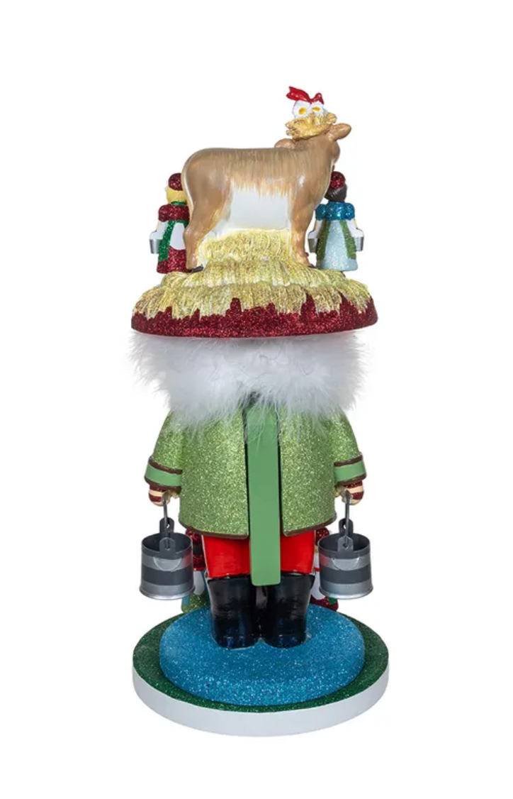 Eight Maids A Milking Nutcracker