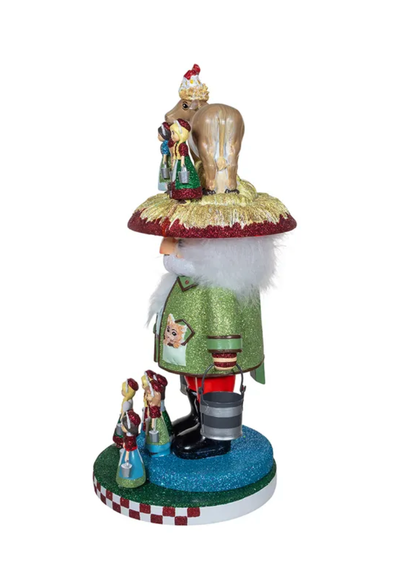 Eight Maids A Milking Nutcracker