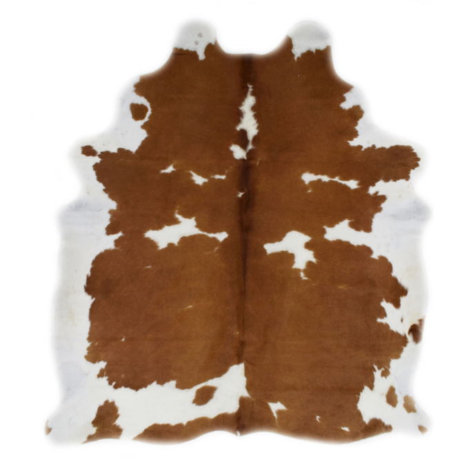 Brown & White Cow Hyde Rug