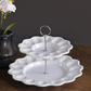VIDA Alegria Two Tiered Deviled Egg Server
