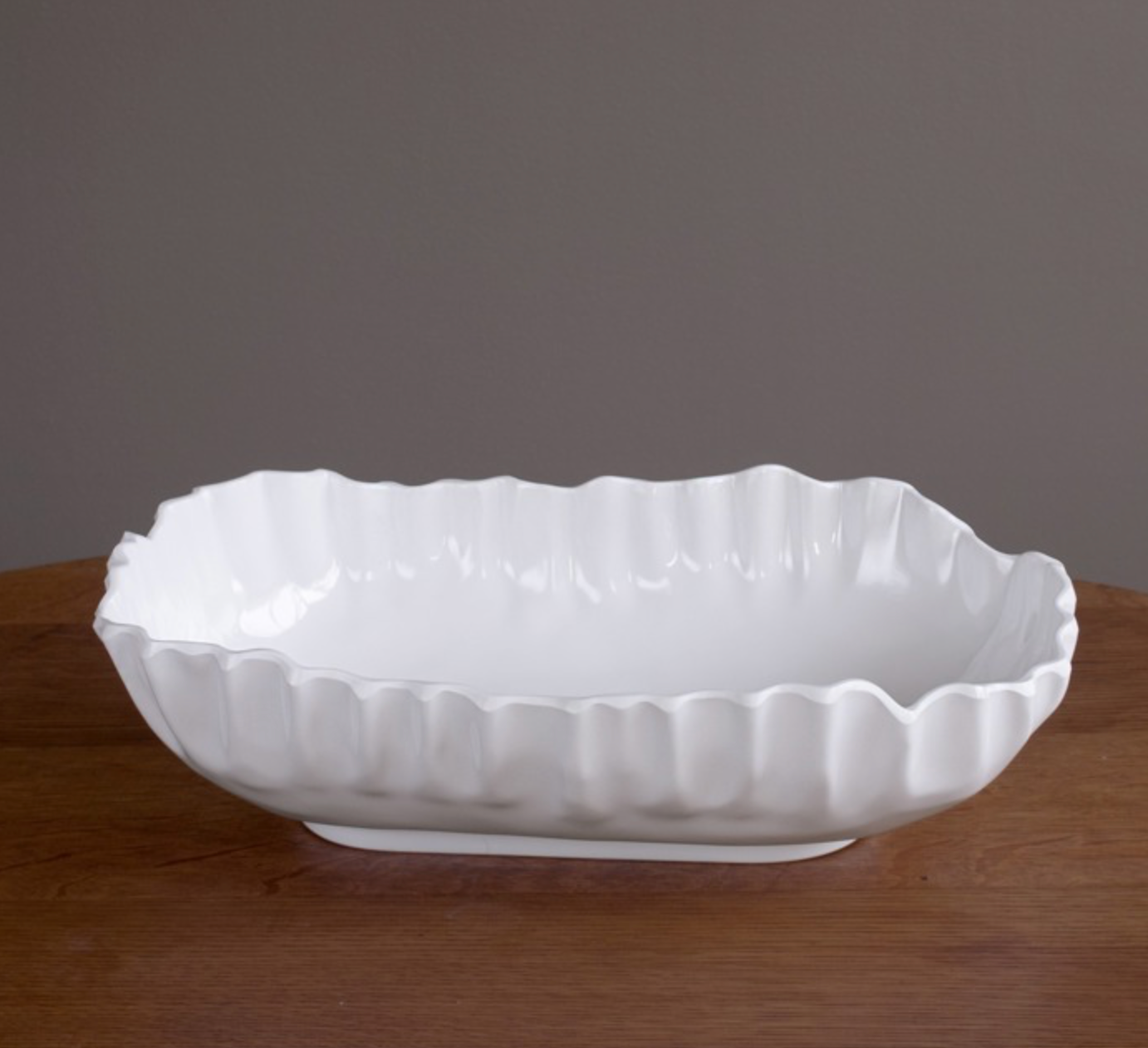 VIDA Bloom Pinched Large Oval Bowl