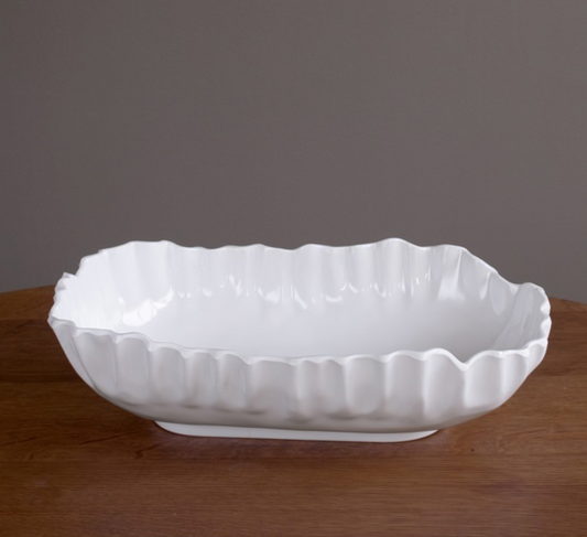 VIDA Bloom Pinched Large Oval Bowl