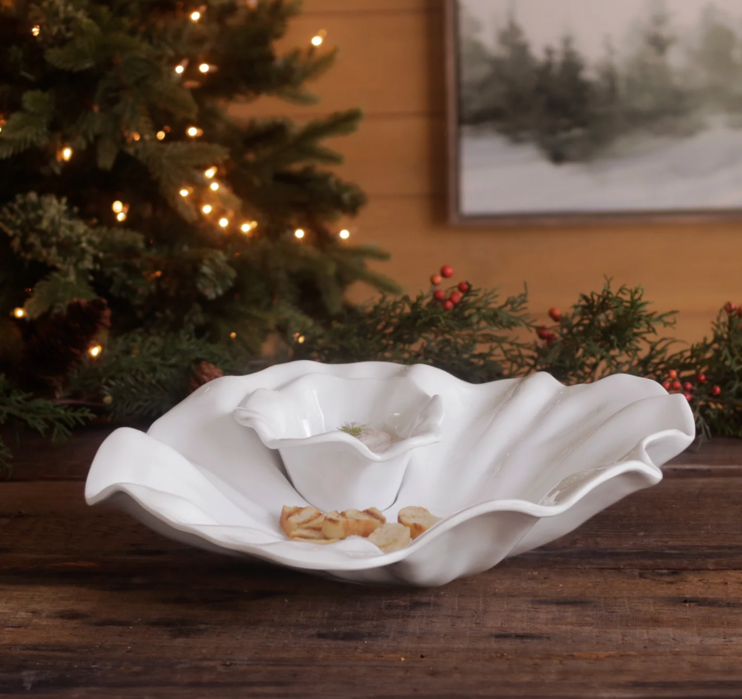 VIDA Bloom Chip & Dip Bowl