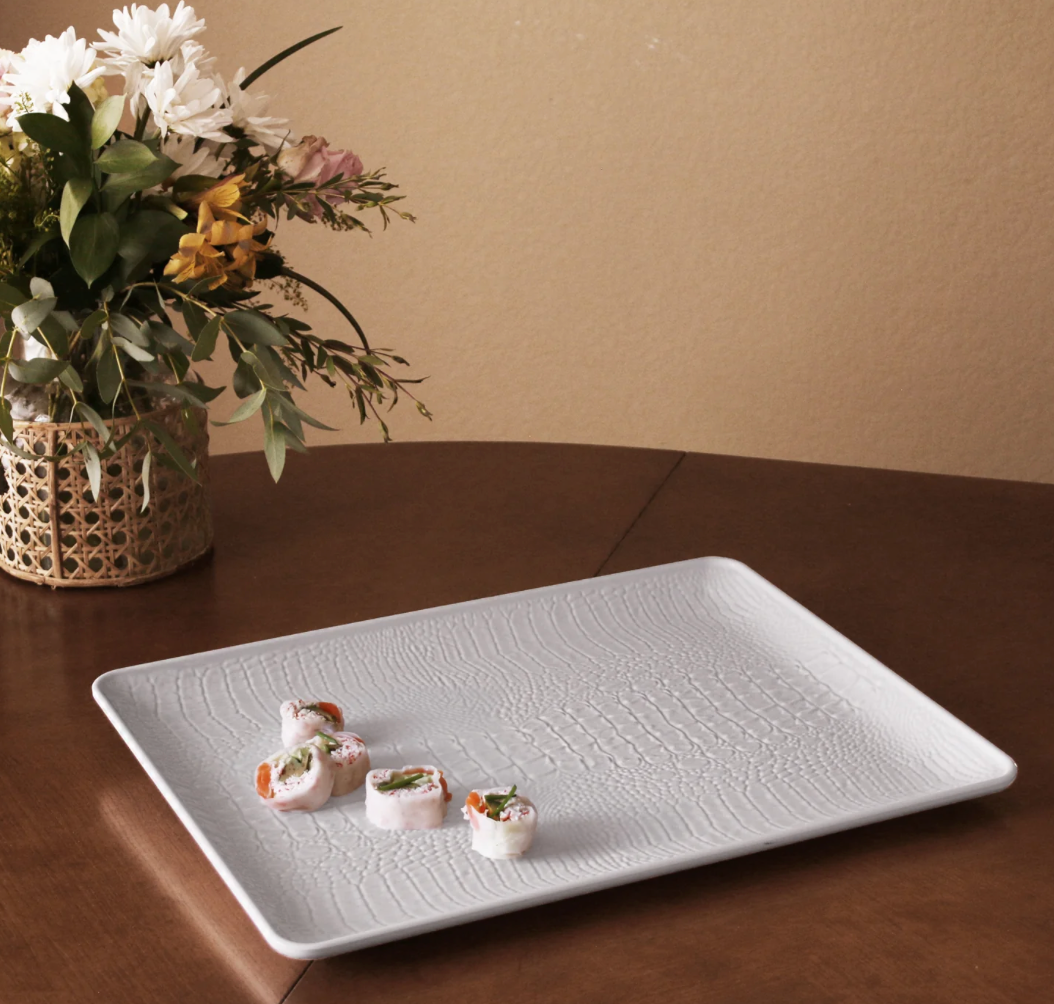 VIDA Croc Extra Large Rectangular Tray