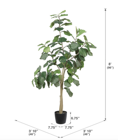 Faux Fiddle Fig Tree
