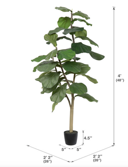 Faux Fiddle Fig Tree