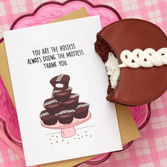 Hostess With The Mostess Card